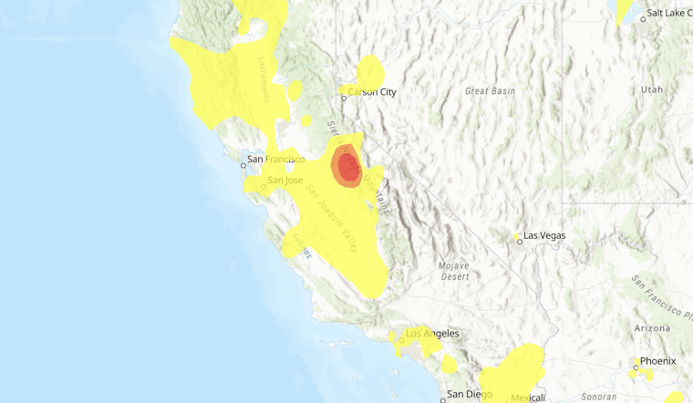 Bay Area Gripped by Hazy Skies: Air Quality Advisory Issued as Oregon Wildfire Smoke Drifts In