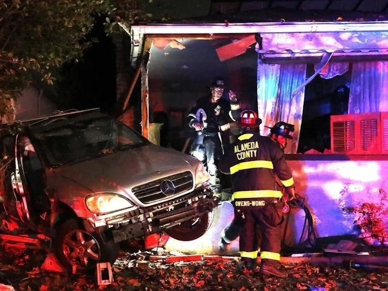 San Leandro Home Rocked after SUV Plows into its Walls