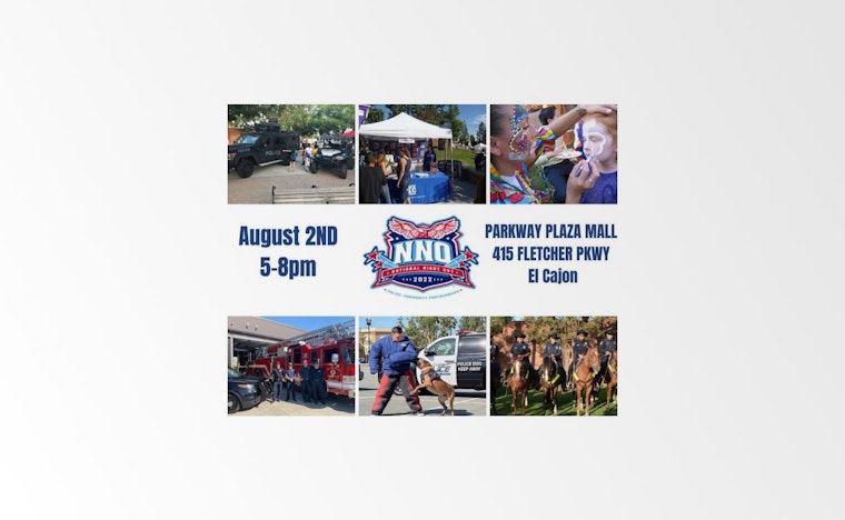 El Cajon's 40th National Night Out Spectacular: Fitness Challenges, Celebrity Athletes, and More