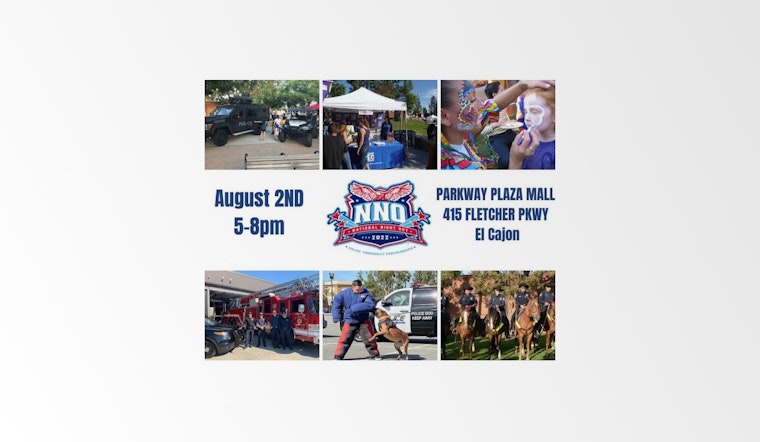 El Cajon's 40th National Night Out Spectacular: Fitness Challenges, Celebrity Athletes, and More