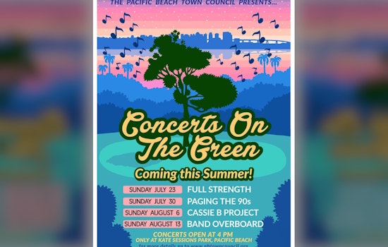 Heat Up Your Summer Nights with San Diego's Free "Concerts on the Green" at Pacific Beach