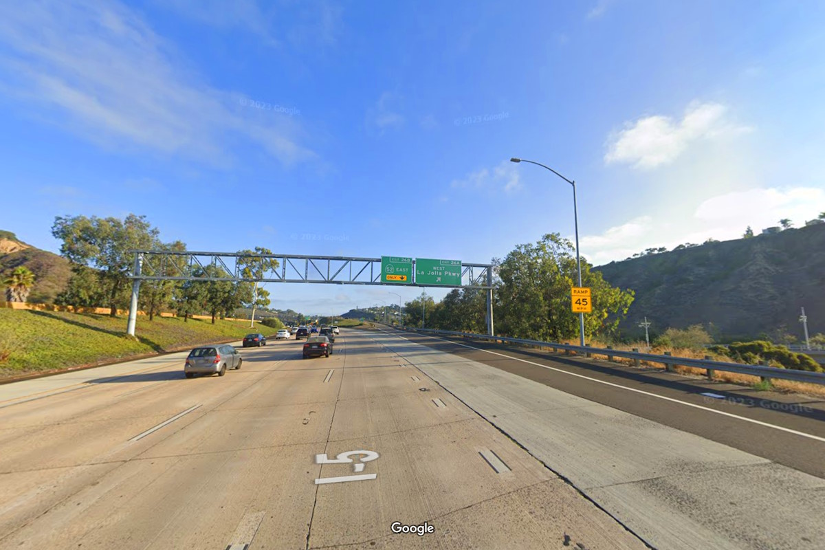La Jolla Travelers Face Parkway Detours as I5 Northbound Ramp Closes