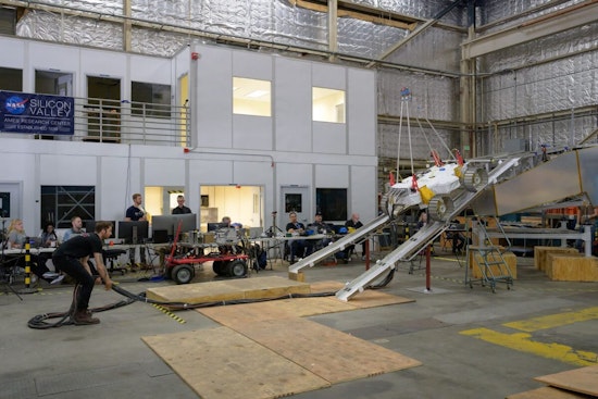 NASA's Lunar Water Hunt Takes Step Forward in Mountain View through First-Ever Successful Robotic Moon Rover Test
