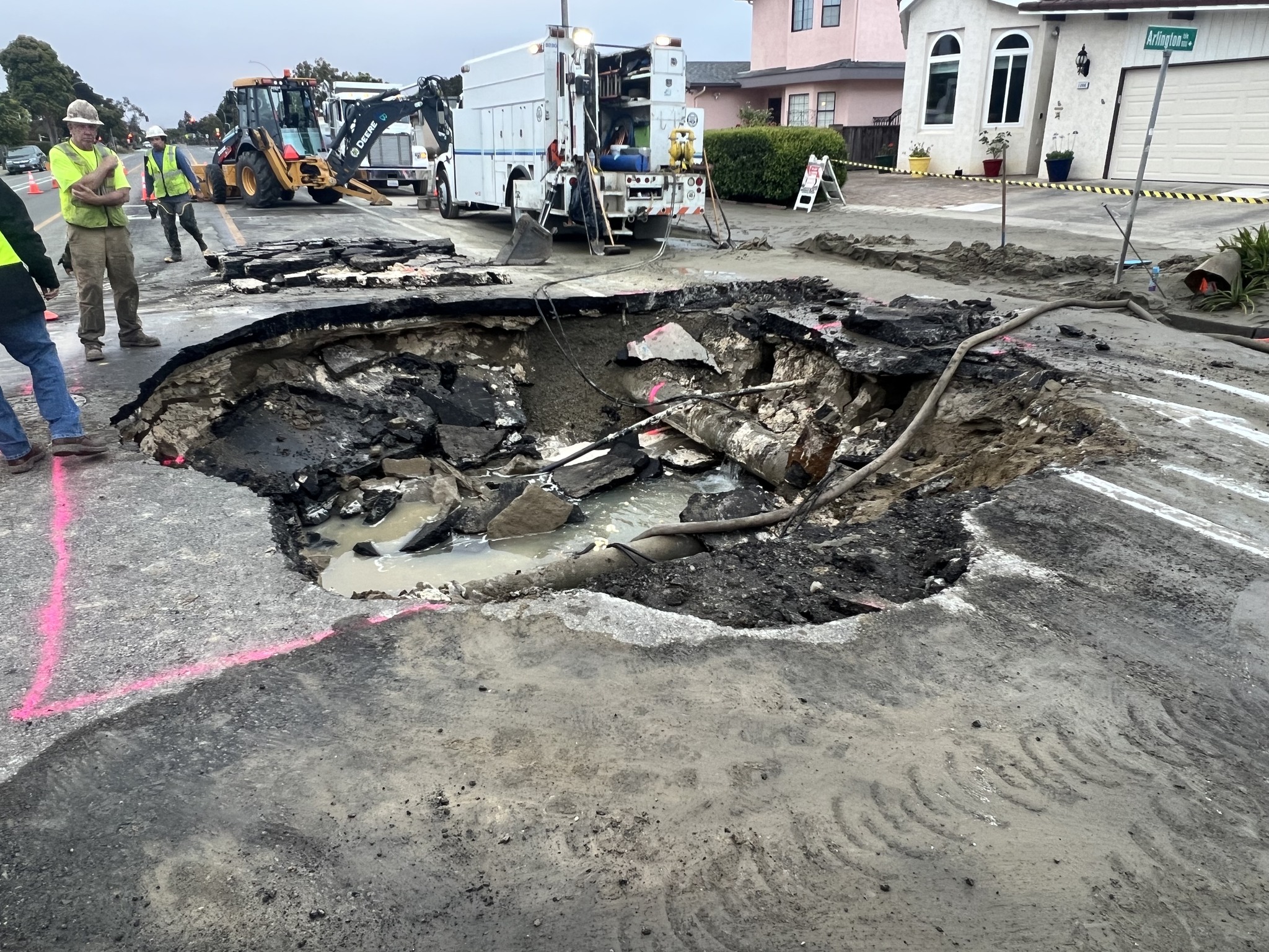 East Bay Sinkhole Fiascos Cause Water Woes and Road Havoc