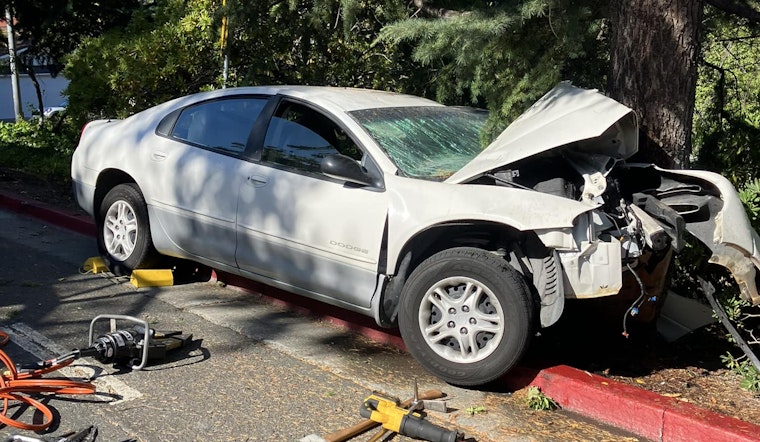 Fiery Collision Forces Road Closure in Piedmont: Jaws of Life Deployed in Rescue
