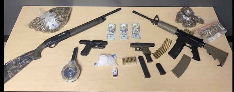 Alameda County Narcotics Task Force Uncovers Drugs and Weapons in Hayward