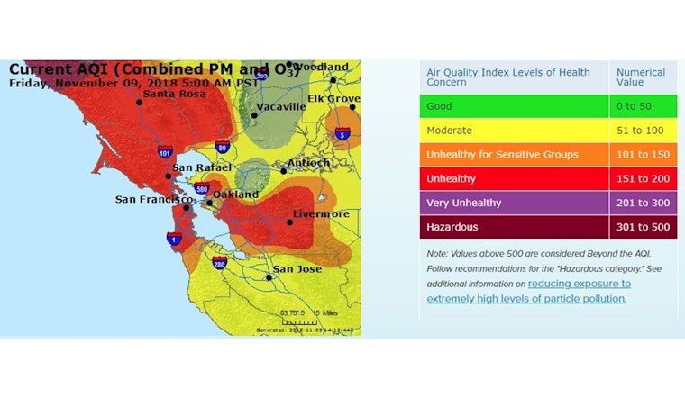Wildfire Smoke Approaching North Bay Area: Stay Alert, Stay Safe