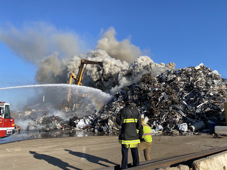 Update: Fiery Fiasco at Port of Oakland: Schnitzer Steel Blaze Rages On, Air Quality Concerns Arise