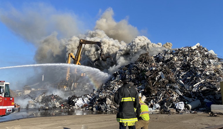 Update: Fiery Fiasco at Port of Oakland: Schnitzer Steel Blaze Rages On, Air Quality Concerns Arise