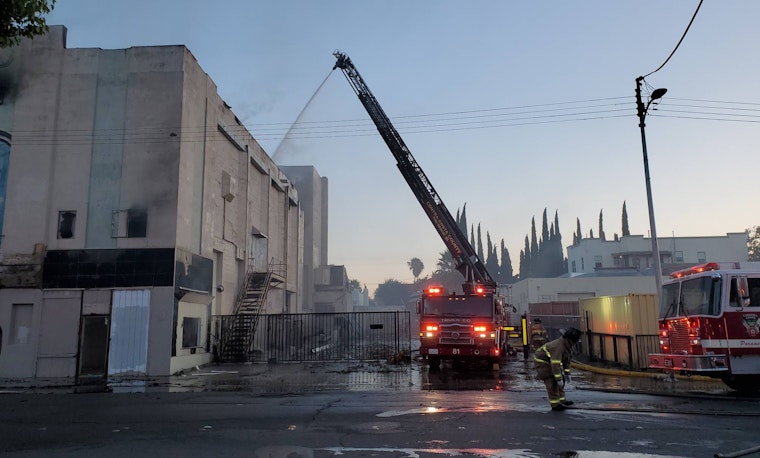 Historic Enean Theater Ablaze: Pittsburg Firefighters Battle Fierce 4-Alarm Fire