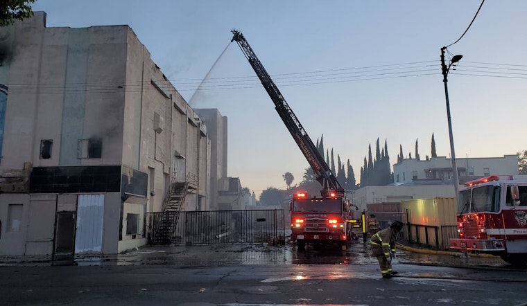 Historic Enean Theater Ablaze: Pittsburg Firefighters Battle Fierce 4-Alarm Fire
