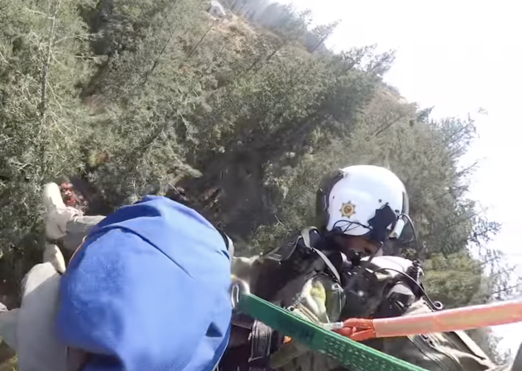 Video: Airborne Team Saves Victim in Sonoma from Steep Ravine Crash