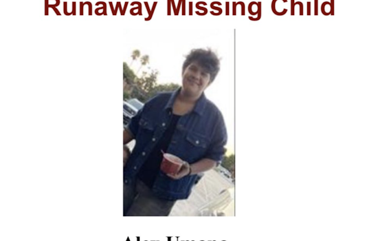 Alameda County Sheriff: Missing 15-Year-Old Alex Umana Desperately Sought in San Lorenzo
