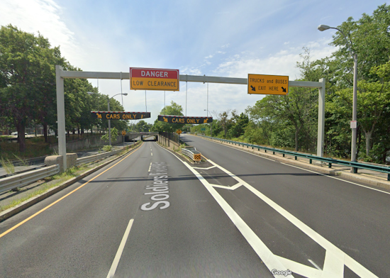 Boston Tries Novel Approach to Combat Infamous 'Storrowing' With New 'Cars Only' Sign