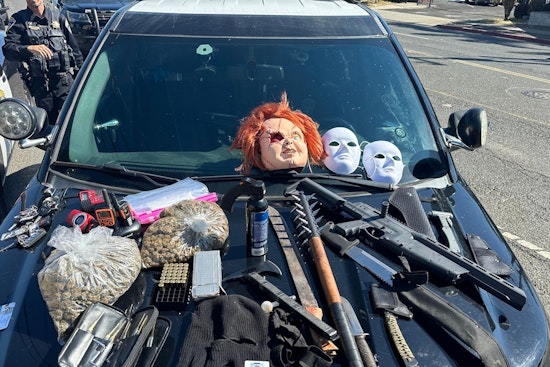 "Chucky" Mask, Bizarre Cache of Deadly Weapons Discovered in Routine Hayward Traffic Stop