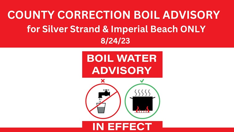 E. coli Scare - Boil Water Advisory for Coronado and Imperial Beach Residents in San Diego County