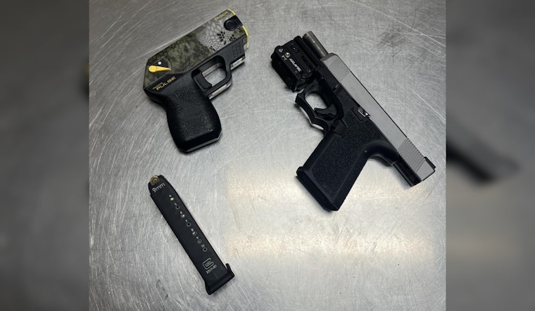 Gun & Taser Toting Convicted Felon from Modesto Apprehended in Livermore Car Stop