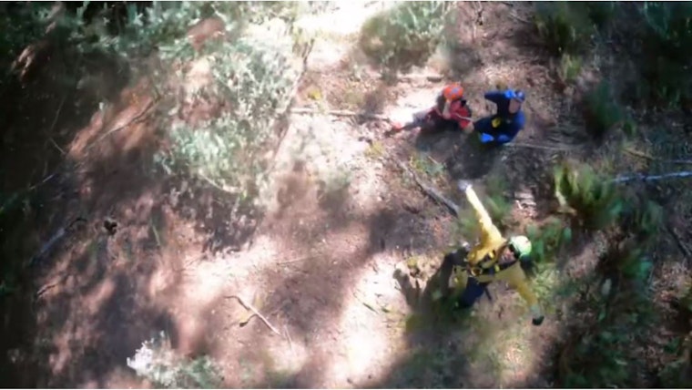 Video: Hiker Saved After Suffering Traumatic Injury on Helen Mark Trail in Marin County