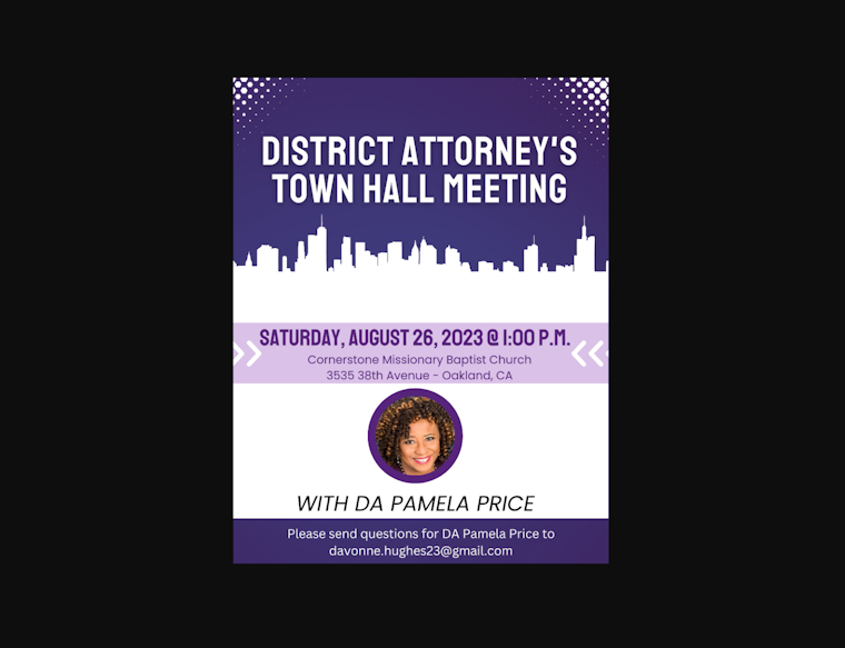 Oakland DA Pamela Price Set to Have Another Town Hall After a Contentious Last Meeting with Public