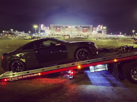 Reckless Driver Detained After Sideshow Stunt After 49ers Game in Santa Clara