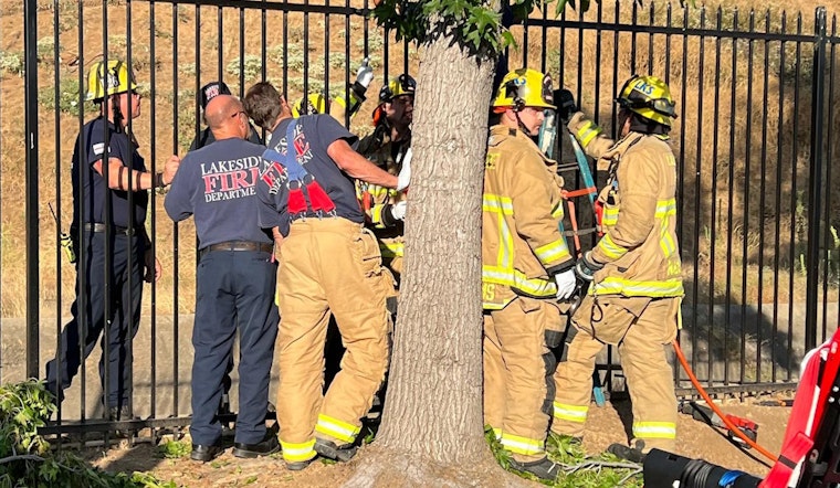 Impaled San Diego Tree Trimmer Falls on Fence Spike in El Cajon; Lakeside Fire Narrowly Saves His Life