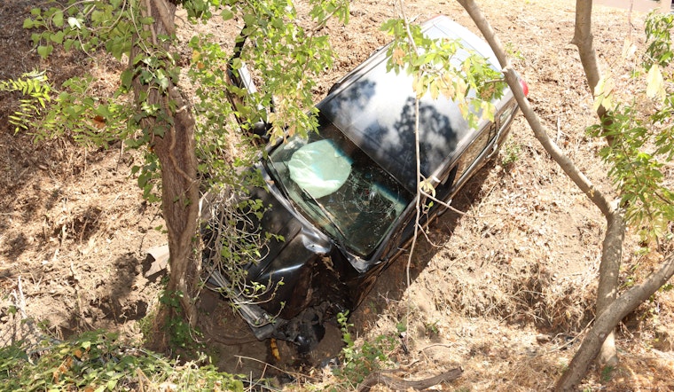 Armed Robbery Pursuit Ends in Crash Near Walnut Creek