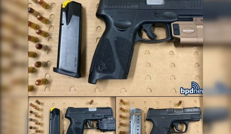 Three Teens Arrested near Crestwood Park with Loaded Firearms by Boston PD