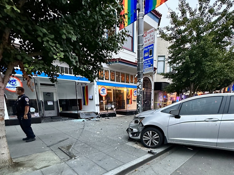 Alleged DUI Driver Crashes Into Castro's Mudpuppy's, Suspect Arrested