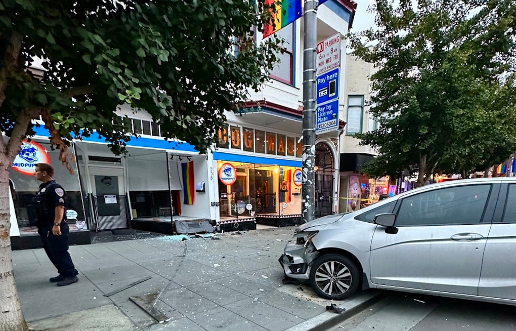 Alleged DUI Driver Crashes Into Castro's Mudpuppy's, Suspect Arrested