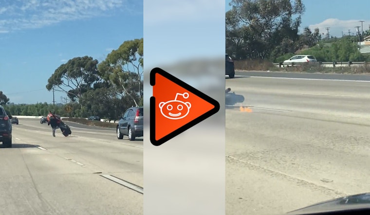 Reckless Motorcyclist's High-Speed Trick Endangers All During San Diego Freeway Crash, Shows Reddit Video