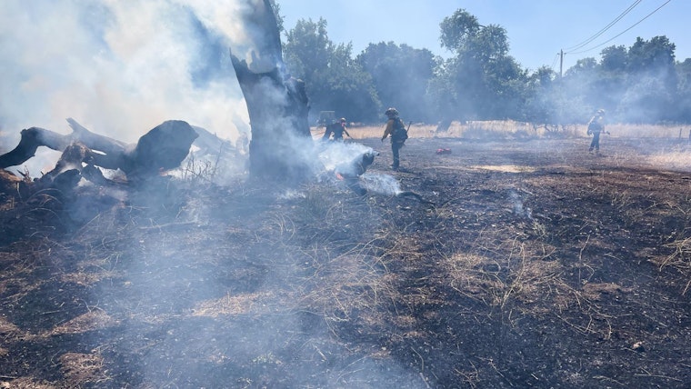 Lawn Mower Sparked Vegetation Fire in Cupertino