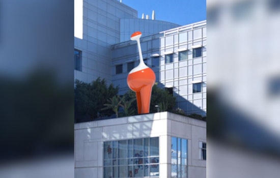 New 30 Foot Tall Kinetic Sculpture Debuts on Santa Clara Valley Medical Center