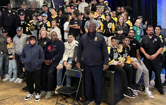 Boston Police Department Event with Young Residents, Fostering Trust Amid National Call for Reform