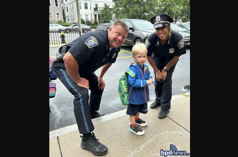 Boston Police Foster Positivity as Students Return to School