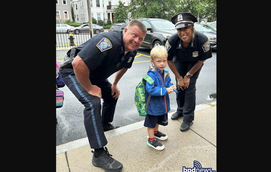 Boston Police Foster Positivity as Students Return to School