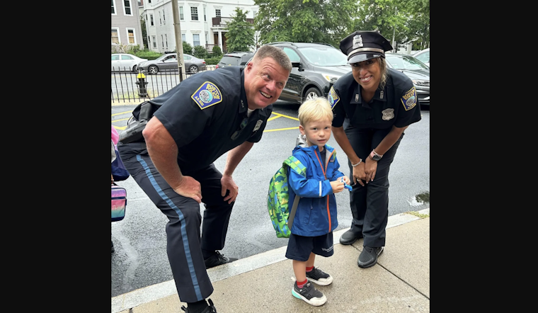 Boston Police Foster Positivity as Students Return to School