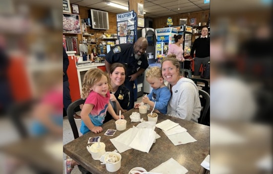 Boston PD Hosts Sweet Success with "Cones with a Cop" Event in Hyde Park