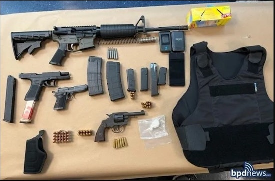 Boston Police Recover Stolen BPD Ballistic Vest, Drugs, and Firearms in Dorchester Raid