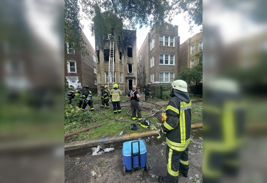 Three-Story Chatham Fire Leaves Chicago Firefighter Injured