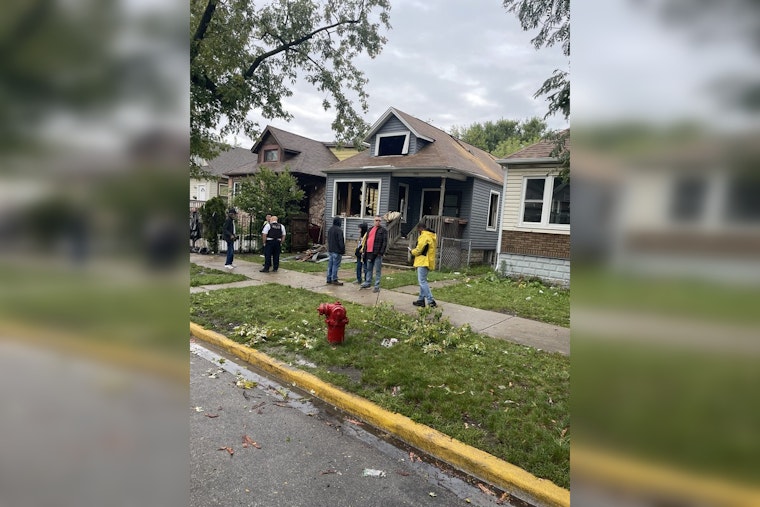 Chicago Fire Department Distributes Safety Materials Following West Englewood Fire Incident