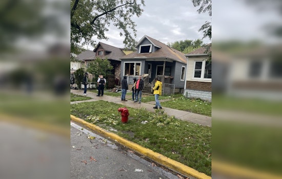 Chicago Fire Department Distributes Safety Materials Following West Englewood Fire Incident