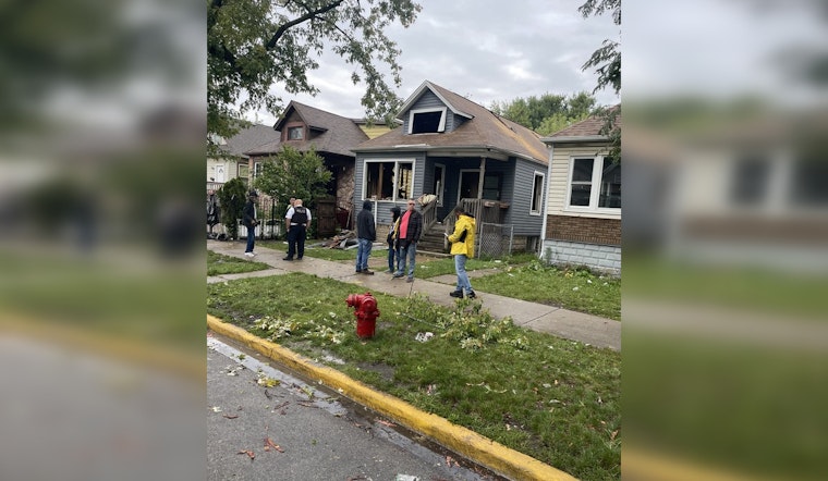 Chicago Fire Department Distributes Safety Materials Following West Englewood Fire Incident