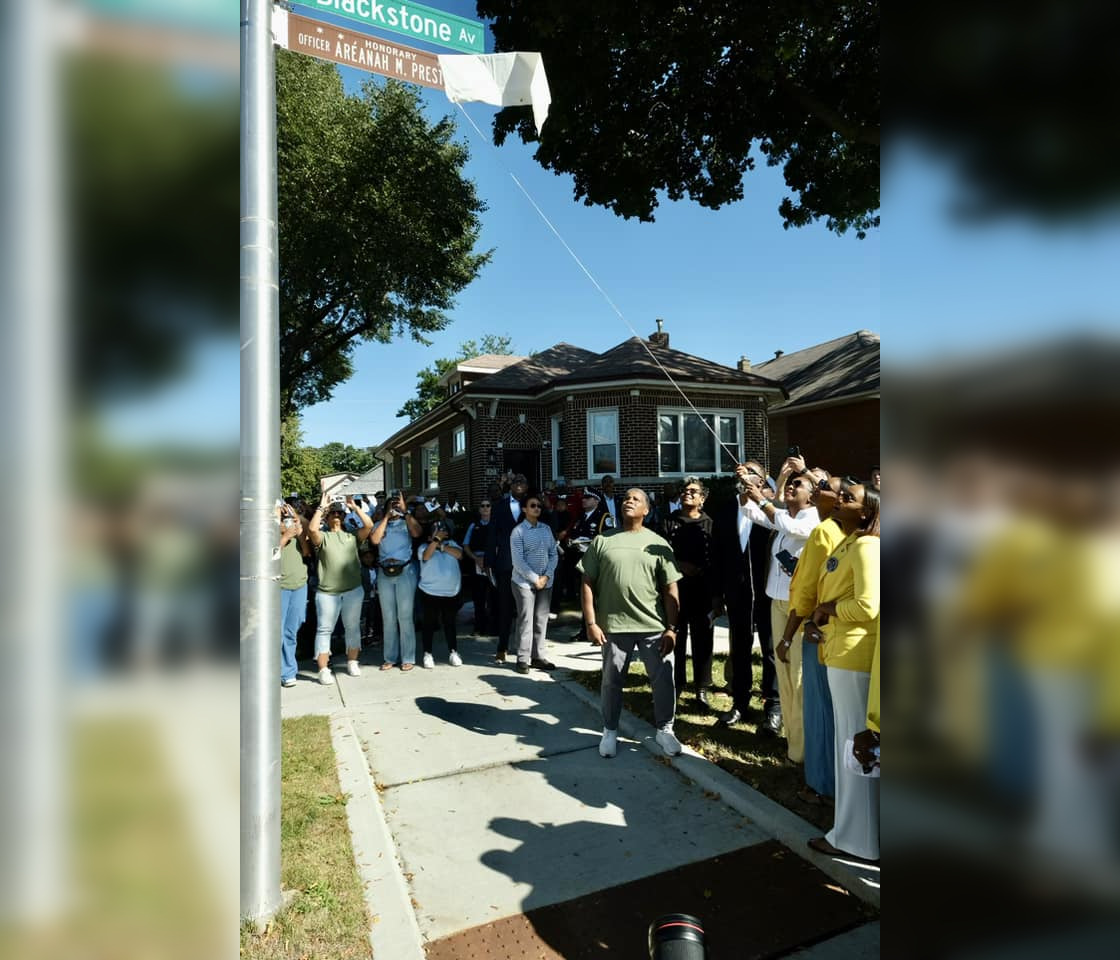 Chicago Street In Avalon Park Renamed For Fallen CPD Officer Aréanah