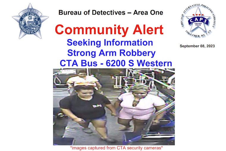Chicago Woman Beaten, Mugged by Man & Three Women on CTA Bus, Police Seek Public's Help