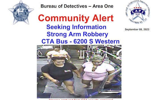 Chicago Woman Beaten, Mugged by Man & Three Women on CTA Bus, Police Seek Public's Help