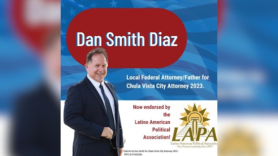 Chula Vista Attorney Dan Smith Diaz Secures Influential LAPA Endorsement