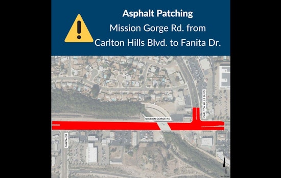 City of Santee Announces Asphalt Patching Schedule, Expect Delays on Key Road
