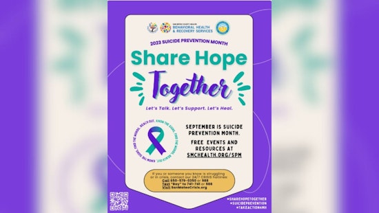 San Mateo Unites to Combat Suicide with the "Share Hope Together" Initiative