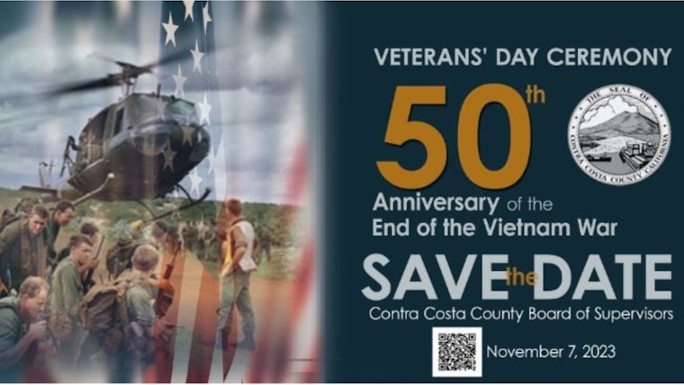 Contra Costa County Honors Vietnam War 50th Anniversary at 2023 Veterans Day Ceremony