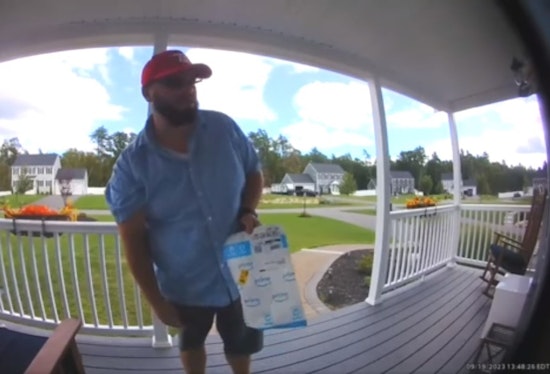Curious Man Trespassing on Middleborough Home Caught on Camera